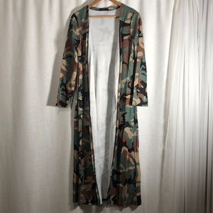 Camo kimono